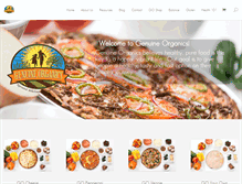 Tablet Screenshot of genuineorganics.net